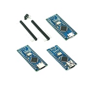 Papan Pengontrol Mikrokontroler NANO V3.0 ATMEGA328P CH340 Versi Terbaru yang Populer dengan Antarmuka Tipe-C Android untuk