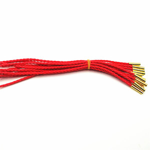 Pulsera de cordón trenzado rojo de 3 mm con diseño geométrico, accesorios de joyería para pulseras de regalo al por mayor - Product Image 1