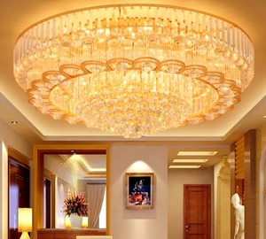 Recién llegado, lámpara de iluminación Zeal, techo de níquel, 4 luces, 6000K, lámpara moderna, decoración del hogar, luz de techo de montaje empotrado de cristal - Product Image 3