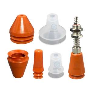 Ventosa Manual de Silicona Resistente a Altas Temperaturas FL20/35/40 para Brazo Robótico, Ventosa de Vacío de Doble Capa para Preformas de Botellas de Vidrio - Product Image 1