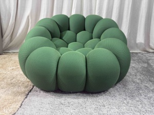 Canapé modulaire trois places en tissu capitonné style français <span class=keywords><strong>Bobois</strong></span> pour salon d'hôtel et centre commercial - Product Image 6