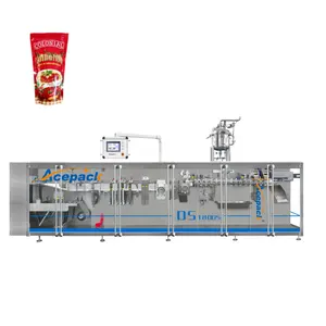 Liquid soap 1kg 1000ml packing machine with standard doypack refill bags fully auto packing machine