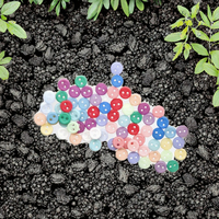 Mini bouton en résine ultra-plat 12L, écologique, personnalisé, à deux trous, motif nez de cochon, pour poupée ou robe de bébé