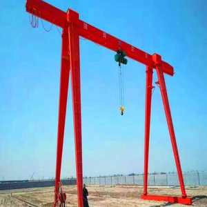 Grue à portique à poutre simple, nouvelle qualité, productivité, économique, grande capacité, levage de nombreux types de charges, hauteur pour l'usine. - Product Image 3