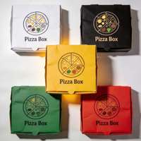 Boîte à pizza en carton ondulé avec fenêtre, logo personnalisé, 10 à 12 pouces, blanche, biodégradable, recyclable, qualité alimentaire, design imprimé