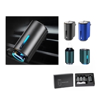 Diffuseur d'Arôme de Parfum de Voiture Luxe Intelligent Automatique Sans Fil Clip de Ventilation Diffuseur Sans Eau avec Source d'Alimentation Électrique