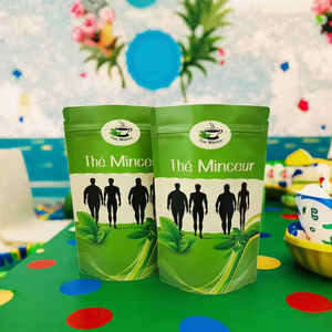 Sacs en plastique personnalisés à faible MOQ avec fermeture éclair pour emballage alimentaire et café, impression numérique sur mesure, pochettes <span class=keywords><strong>Mylar</strong></span> à fond plat - Product Image 2