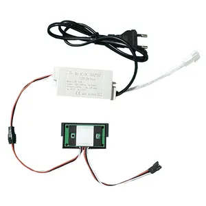 Interruptor de sensor de movimento, sensor de movimento manual de onda infravermelha ir com driver para espelho inteligente led 12v