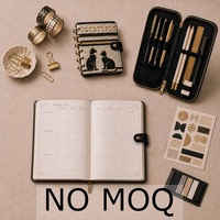 Ensemble cadeau Hongbo Black Cat Budget Planner avec stylo diamant, organiseur d'argent liquide et carnet de suivi des dépenses pour femmes