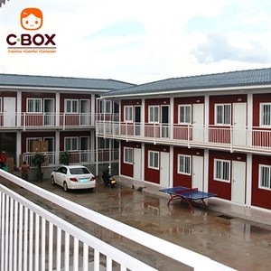 Cbox – Nouvelle Maison Conteneur Modulaire Mobile à Deux Étages pour Dortoirs de Travailleurs de Chantier, Bureaux et Écoles - Product Image 1