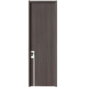 Puerta Interior Minimalista de MDF Sólido con Aislamiento Acústico, Superficie Acabada, Apertura Manual - Product Image 1