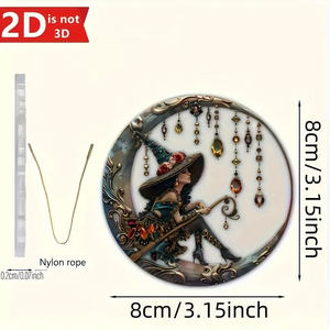 Caldo-vendita acrilico moderno chiaro di luna strega sole Catcher ciondoli finestra del giardino di casa forniture per le vacanze di ringraziamento - Product Image 5