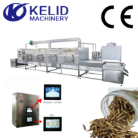Séchoir industriel CE à séchage rapide pour larves BSF en acier inoxydable 304, machine de séchage par micro-ondes pour insectes croustillants et gonflés