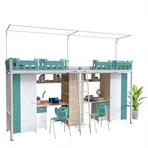 Meubles scolaires : Échelle intermédiaire, Banc moulé par injection, Armoire, Bureau d'ordinateur, Ensemble de <span class=keywords><strong>lit</strong></span> double pour deux personnes - Product Image 4