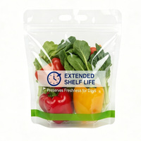 Op maat gemaakte ziplock zakjes voor voedselverpakkingen, ziplock plastic kersen zakjes, ritssluitende plastic fruitzakjes