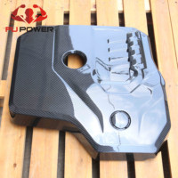 Couverture de capot en fibre de carbone style Fupower pour BMW Série 5 G30, remplacement de la couverture du moteur