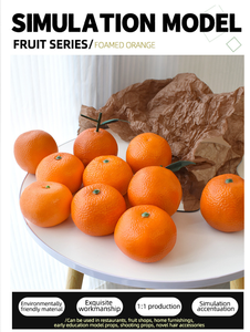 <span class=keywords><strong>En</strong></span> gros, Fruits et légumes artificiels <span class=keywords><strong>en</strong></span> <span class=keywords><strong>mousse</strong></span> (oranges, mandarines, agrumes) pour décoration <span class=keywords><strong>de</strong></span> vitrine - Product Image 2