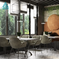 Comptoir de bar à café de haute qualité, vitrine de présentation, mobilier et décoration modernes pour café-restaurant, service de conception 3D