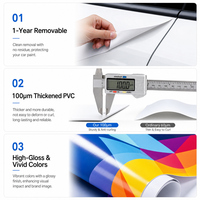 Rouleau de Vinyle Autocollant Blanc Haute Adhérence Brillant Mat Imprimable pour Enveloppement de Voiture et Signalétique – Vente en Gros