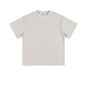 Camiseta de Verano 305G para Hombre, 100% Algodón, Talla Grande, Tejido Resistente, Color Sólido, Manga Corta - Product Image 4