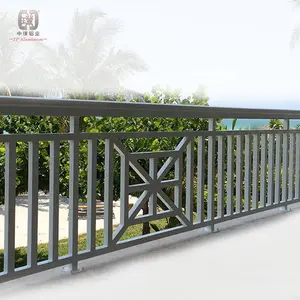 Foshan personalizzato balcone ringhiera in alluminio produttore del sistema