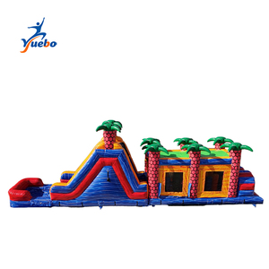 Grand parcours d'obstacles interactif <span class=keywords><strong>gonflable</strong></span> commercial à louer pour les fêtes, adapté aux enfants et aux adultes - Product Image 3