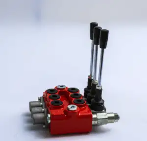 Kiểm soát hiện tại với cần điều khiển solenoid thủy lực tỷ lệ thuận van tác động kép 12V thủy lực tỷ lệ van