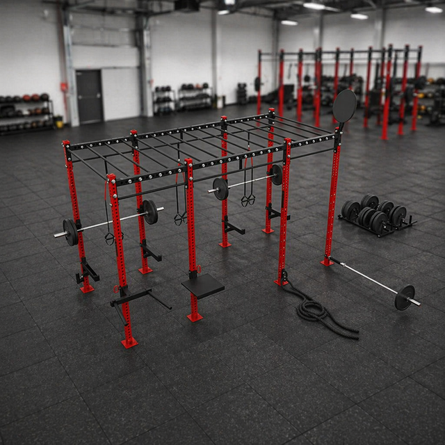 OEM ODM Heavy Duty Steel & Metal Power Cage Pull up Bar Adjustable Multi Function Commercial Gym Strength Training Equipment