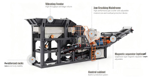 Planta de Trituración Móvil de Mandíbulas de Alta Eficiencia Bibo, Trituradora de Piedra Primaria, Motor AC, Capacidad de 1-3t/h, 1 Año de Garantía - Product Image 2