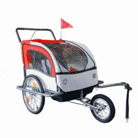 Remorque de vélo 2-en-1 pour enfants, personnalisable, vente en gros, haute qualité, best-seller