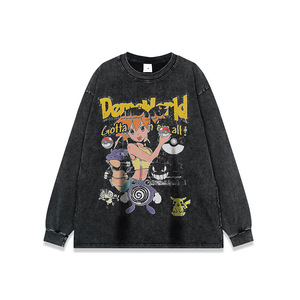 เสื้อเชิ้ตแขนยาวลายกราฟิก <span class=keywords><strong>HXH</strong></span> เดธโน้ต วันพีซ ลูฟี่ อนิเมะ ผู้ชาย ผ้าคอตตอน 100% น้ำหนัก 300 กรัม ซักกรด สีดำเข้ม แบบสั่งทำพิเศษ - Product Image 3