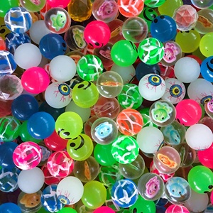 Balles rebondissantes pour fêtes, cadeaux pour enfants, en vrac, distributeur automatique, balles rebondissantes, 250 pièces, assortiment de super balles <span class=keywords><strong>jet</strong></span> - Product Image 1