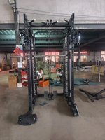 Machine de musculation multifonctionnelle avec système de câbles, Power Rack, Smith Machine et Pec Fly pour salle de sport à domicile