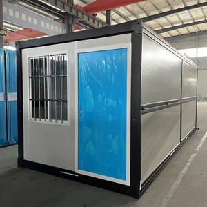 ตู้คอนเทนเนอร์พับเก็บได้สำหรับใช้ในสำนักงานซักรีดห้องรับประทานอาหารใน20FT และ40ft หรูหราใช้ในโรงเรียนห้องนอน - Product Image 2