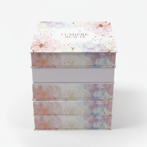 Caja para alimentos de panadería para retail Caja de embalaje robusta de tapa abatible con tapa de inserción y fondo plano - Product Image 3