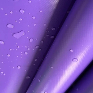 500D 9*9 Breathable <strong>PVC</strong> Tarpaulin Warp Knitted Laminated Waterproof Solid <strong>Fabric</strong> 300gsm Very Lightweight Tent Bags Car - Product Image 4