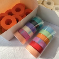 Pita Bulu Mata Warna Baru Hijau Coklat, Pita Busa Mikro Khusus Warna Pink Panas untuk Kulit Sensitif, Pita Gel Silikon untuk Ekstensi Bulu Mata