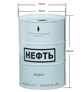 ขายส่งขวดวอดก้า NEFT ขนาด 700 มล. 40%VOL บรรจุในกระป๋องดีบุกพร้อมจุกขนาด 24 มม. - Product Image 2