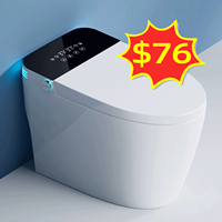 Vente chaude Articles sanitaires pour hôtels WC monobloc Bidet électrique Cuvette de WC à poser au sol Salle de bain WC intelligent