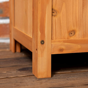 Pot et jardinière de sol traditionnels en bois écologique durable pour jardin et fleurs - Product Image 4