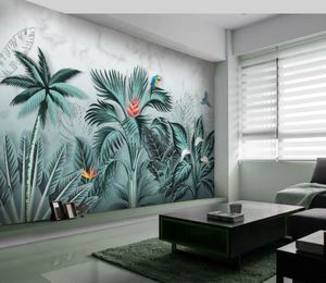 Indoor Decor Stampa Foresta Pluviale tropicale Pianta Digitale <span class=keywords><strong>Carta</strong></span> <span class=keywords><strong>Da</strong></span> <span class=keywords><strong>Parati</strong></span> Tessile - Product Image 3