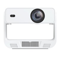 Projecteur CRT intelligent, haute luminosité, 1080P, stéréo HIFI, Android 13, compatible 3D, haut-parleurs intégrés, mini home cinéma portable de poche
