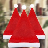 Gorro de Navidad para Adultos y Niños, Gorro de Santa Unisex, Gorros de Navidad para Cosplay, para Fiestas de Año Nuevo