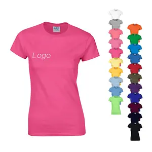 מצויד זול מחיר 180gsm נשים אופנה אימון חולצת טריקו עבור גברת אישית הדפסת לוגו