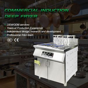 Freidora Industrial de Inducción Electromagnética Multiusos y Duradera, Utensilios de Cocina Industriales, Freidoras Eléctricas con Elevación Automática - Product Image 2