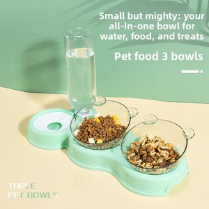 Tazones de Viaje para Mascotas, Cuadrados, de Plástico, Ecológicos e Impermeables, para Perros y Gatos, Portátiles, para Uso en Interiores y Exteriores, Tamaño Pequeño - Product Image 3