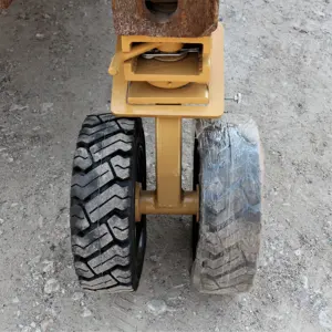 Caster Wheels And Tires SS ISO Shipping Container Caster Wheel Air Filled Or Airless Rubber Tire