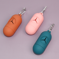Distributeur de sacs à excréments pour chien de haute qualité, personnalisé, en silicone, imperméable, portable et écologique pour les promenades.