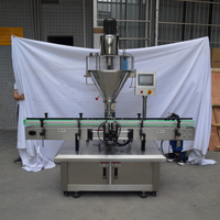 Machine de remplissage automatique de poudre à tête unique 1-5000g pour poudre de protéines et nutrition sportive, ligne de remplissage pour boîtes, bocaux et bouteilles