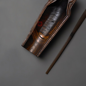 Cuillère à thé en bambou antique de qualité supérieure, sculptée à la main, fabriquée à partir de matériaux anciens, accessoire d'ensemble de thé. - Product Image 2